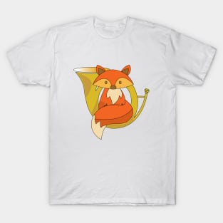 Fox and a French Horn T-Shirt